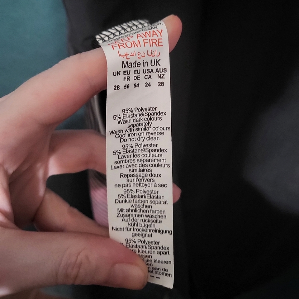 PrettyLittleThing Pink Ombre Body Print Maxi Dress - Size 24 - Picture 8 of 8